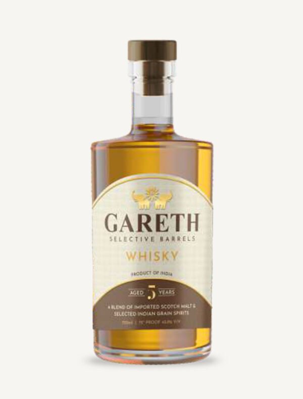 Gareth - Selective Barrels is a premium whisky. Made in India Whisky Brand